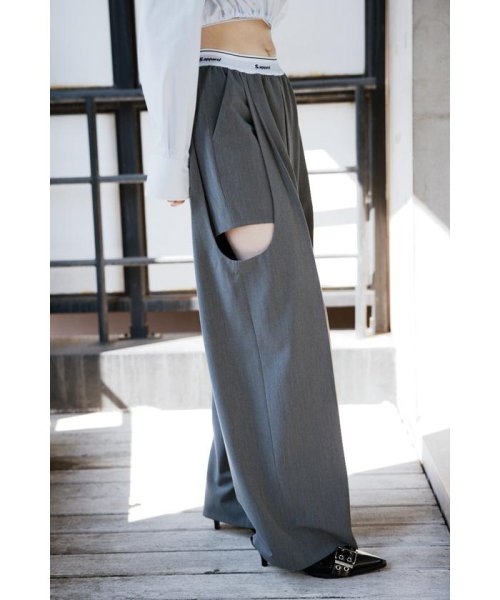 SLY(スライ)/SIDE HOLE RELAX TROUSERS/img31