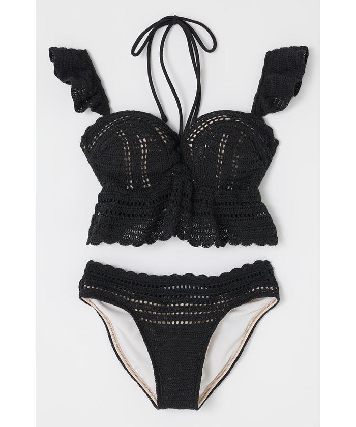 バイカラークロシェバンドゥカップ bikini(506061899) | リエンダ バイカラークロシェバンドゥカップ bikini(506061899) | リエンダ
