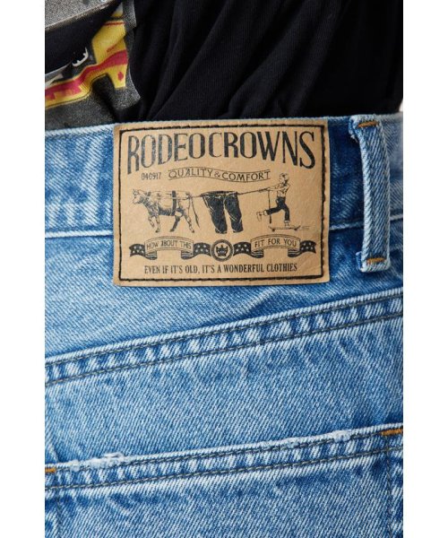 RODEO CROWNS WIDE BOWL(ロデオクラウンズワイドボウル)/デニムバイカーショートパンツ/img16