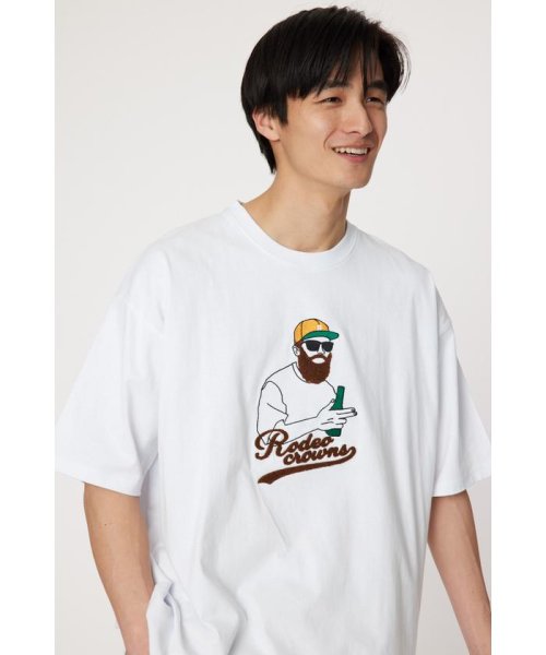 RODEO CROWNS WIDE BOWL(ロデオクラウンズワイドボウル)/ヒゲサガラ Tシャツ/img01