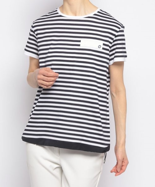 LANVIN SPORT(ランバン スポール)/シルケット天竺ボーダーTシャツ/img05