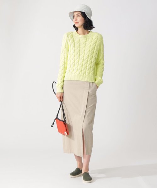 ECOALF WOMEN(ECOALF WOMEN)/SHIRO スリット スカート / SHIRO SKIRT WOMAN/img03