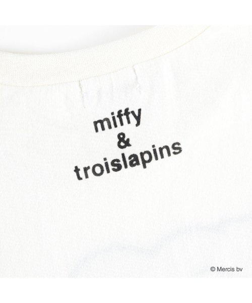 troislapins(トロワラパン)/troislapins(トロワラパン)miffy/ミッフィーコラボ 袖チュール半袖Tシャツ(100～130)/img14