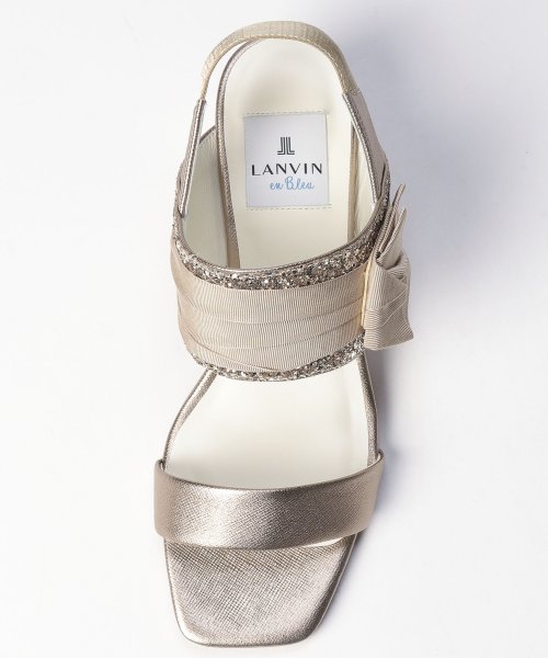 LANVIN en Bleu (SHOES)(ランバンオンブルー（シューズ）)/リボンモチーフバックストラップサンダル/img04