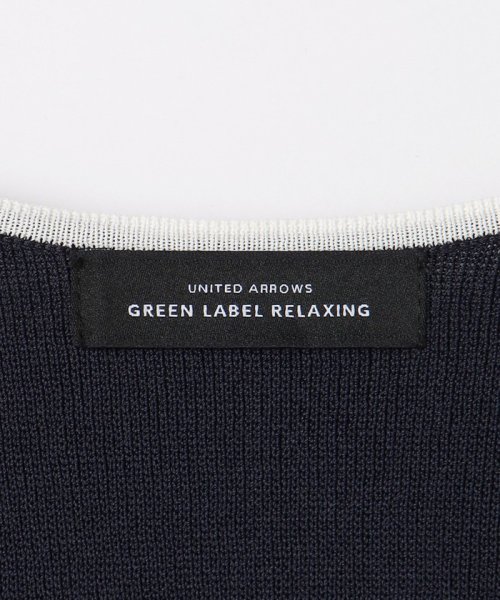 green label relaxing(グリーンレーベルリラクシング)/バイカラー Vネック ニット ベスト －ウォッシャブル－/img17