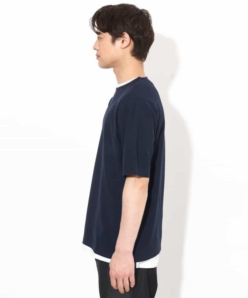 a.v.v (MEN)(アー・ヴェ・ヴェメンズ)/【カットソー+インナーの２点セット】ライトワッフルTシャツ/img27