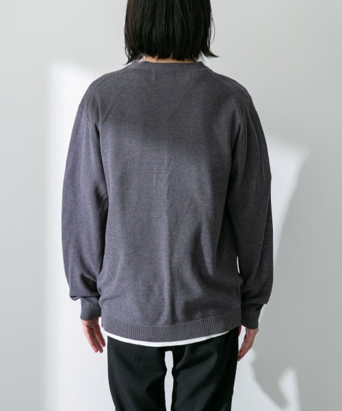 URBAN RESEARCH Sonny Label(アーバンリサーチサニーレーベル)/リネン混Vネックニットカーディガン/img49