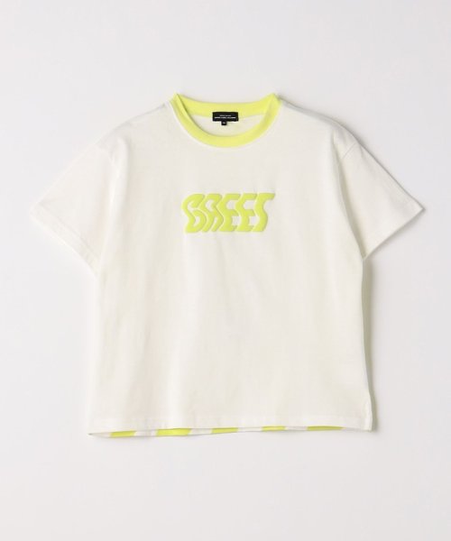 green label relaxing （Kids）(グリーンレーベルリラクシング（キッズ）)/ナミナミ リンガーTシャツ 100cm－130cm/img12