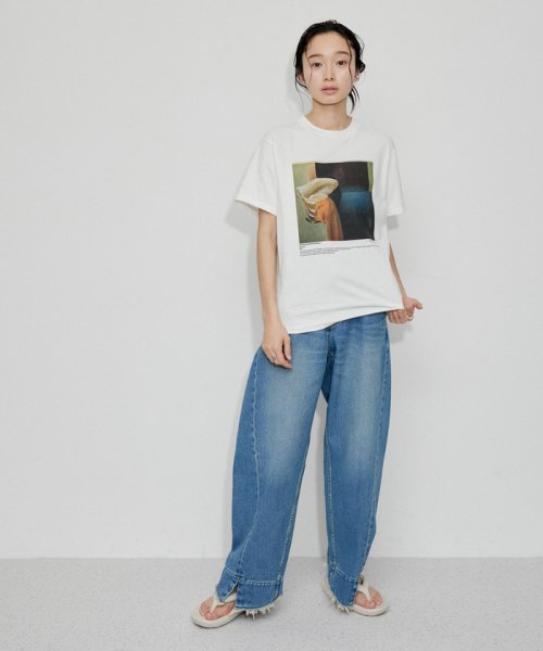 ADAM ET ROPE'(アダム　エ　ロペ)/【JANE SMITH(ジェーンスミス)】NICOLA KLOOSTERMAN ABSTRACT S/S T－SHIRT/img03