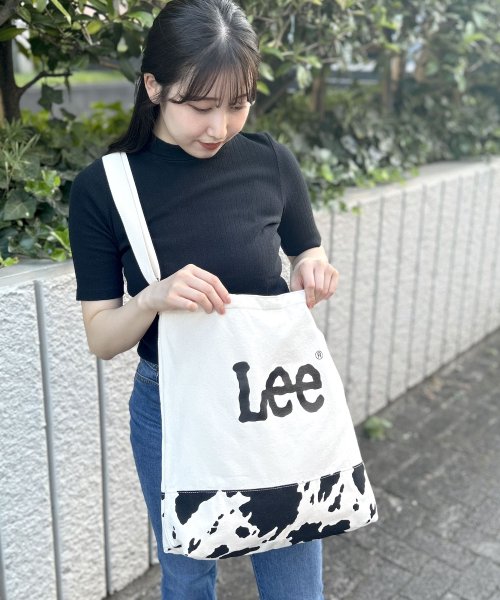 salong hameu(salong hameu)/【Salong hameu】Lee（リー）ブランドロゴプリント 牛柄トートバッグ メンズ レディース/2wayショルダーバッグ/img29