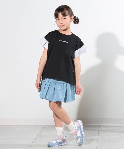 SHOO・LA・RUE(Kids) (シューラルーキッズ)/【110－140cm】お花刺繍インナーパンツ付きスカート/img09