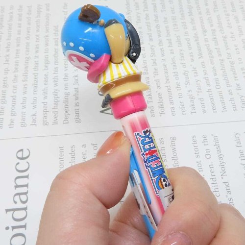 ワンピース ボールペン 顔変わりペン チョッパー3 少年ジャンプ funbox おもしろ文具 アニメキャラクター グッズ