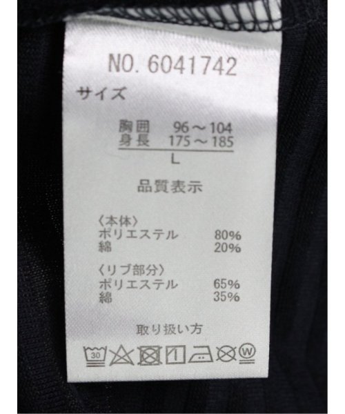 TAKA-Q(タカキュー)/リンクスパネルボーダー Vネック半袖Tシャツ/img10