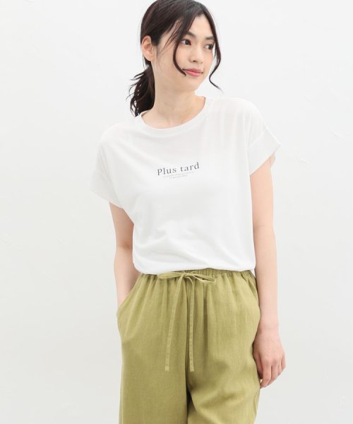 Honeys(ハニーズ)/汗ジミ軽減ロゴＴシャツ Tシャツ カットソー 半袖 汗じみ 防止 服 目立たない /img14