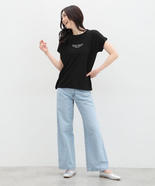 Honeys(ハニーズ)/汗ジミ軽減ロゴＴシャツ Tシャツ カットソー 半袖 汗じみ 防止 服 目立たない /img15