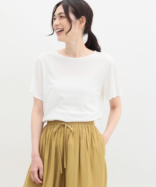 Honeys(ハニーズ)/汗ジミ軽減フレア袖Ｔ Tシャツ カットソー 半袖 汗じみ 防止 服 目立たない 夏 /img14