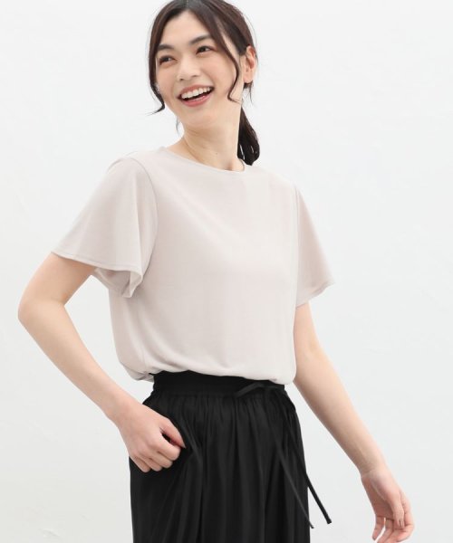 Honeys(ハニーズ)/汗ジミ軽減フレア袖Ｔ Tシャツ カットソー 半袖 汗じみ 防止 服 目立たない 夏 /img29