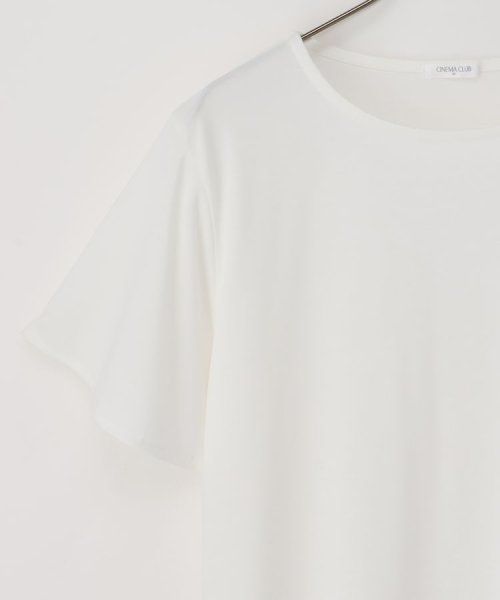 Honeys(ハニーズ)/汗ジミ軽減フレア袖Ｔ Tシャツ カットソー 半袖 汗じみ 防止 服 目立たない 夏 /img36