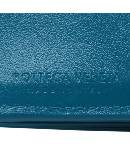 BOTTEGA VENETA(ボッテガ・ヴェネタ)/ボッテガヴェネタ 三つ折り財布 イントレチャート ミニ財布 ターコイズ ブルー メンズ レディース ユニセックス BOTTEGA VENETA 609285 V/img06