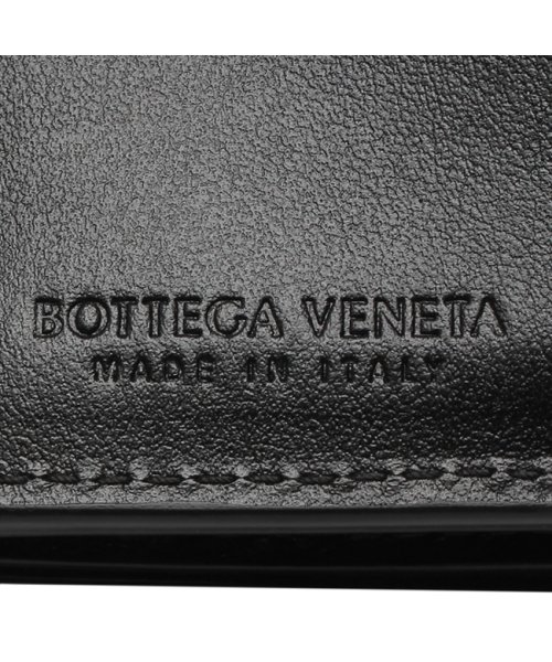 BOTTEGA VENETA(ボッテガ・ヴェネタ)/ボッテガヴェネタ 三つ折り財布 イントレチャート ミニ財布 ブラック メンズ レディース ユニセックス BOTTEGA VENETA 609285 VCPP2 /img06