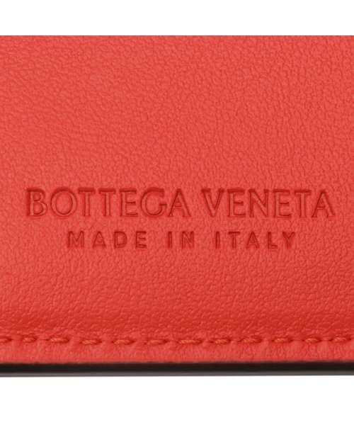 BOTTEGA VENETA(ボッテガ・ヴェネタ)/ボッテガヴェネタ 二つ折り財布 イントレチャート ブラック オレンジ メンズ BOTTEGA VENETA 619390 VCPQ7 2116/img08