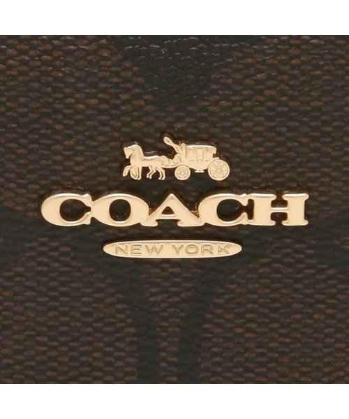 COACH(コーチ)/コーチ アウトレット 長財布 シグネチャー ブラウン ブラック レディース COACH C8714 IMAA8/img06