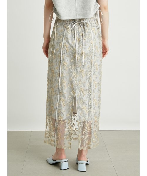 セール】エンブロイダリーラインタイトスカート(506063037) | リリー  