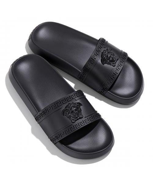 VERSACE(ヴェルサーチェ)/VERSACE サンダル 1008733 DGO9G SLIDES GOMMA/img01