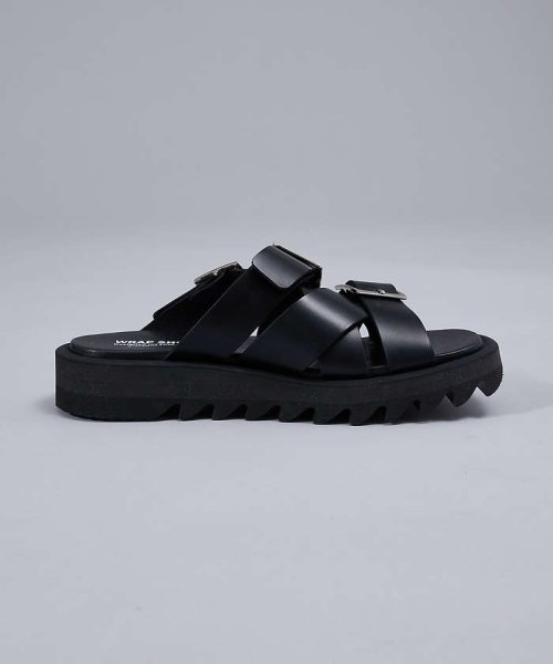 ALFREDOBANNISTER(ALFREDOBANNISTER)/【WRAP SHOES】トリプル バックル ボリュームソール スライドサンダル/img06