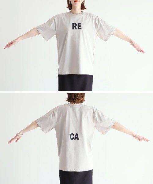 reca(レカ)/前後ロゴプリントTシャツ(hi287820)/img23