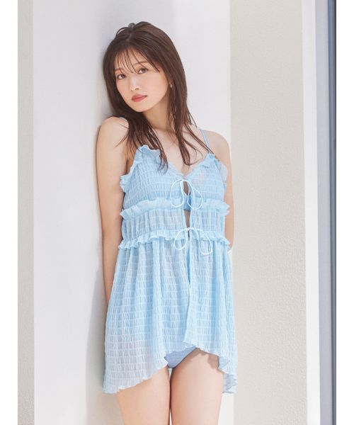 ラスト1点 SNIDEL ワンピースセットビキニ IVR(ワンピース ラスト1点 SNIDEL ワンピースセットビキニ IVR(ワンピース