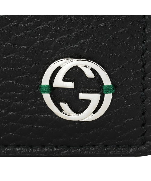 GUCCI グッチ 2つ折り財布 610466 CAO2N 1080 GUCCI 2つ折り財布 CAO2N ブラック BLACK