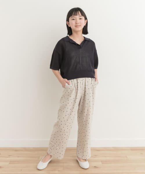 URBAN RESEARCH DOORS（Kids）(アーバンリサーチドアーズ（キッズ）)/『親子リンク』『WEB/一部店舗限定』レーヨンリネンドットイージーパンツ(KIDS)/img12