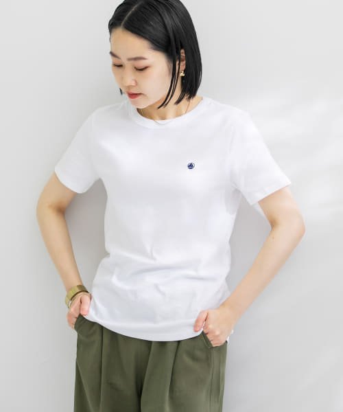URBAN RESEARCH DOORS(アーバンリサーチドアーズ)/『別注』PETIT BATEAU×DOORS　embroidery t－shirts/img02