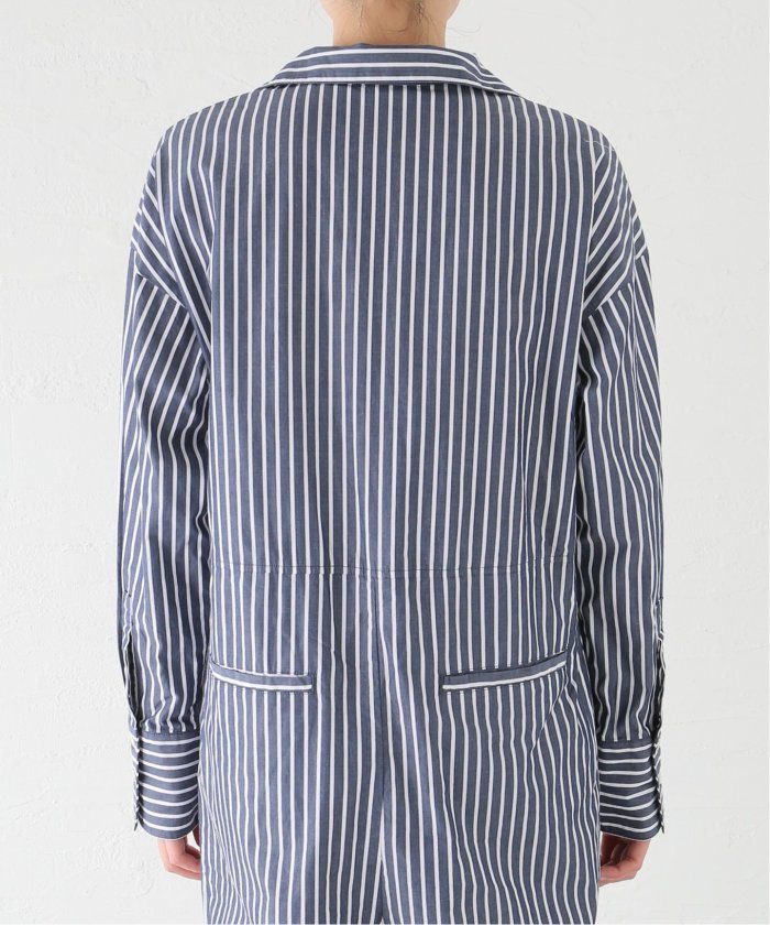 ストライプシャツオールインワン クラシック