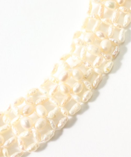 EDIFICE(エディフィス)/BLEUE BURNHAM (ブルー バーナム) WOVEN ANTIQUE PEARL BRACEL WPBRACE1/img05