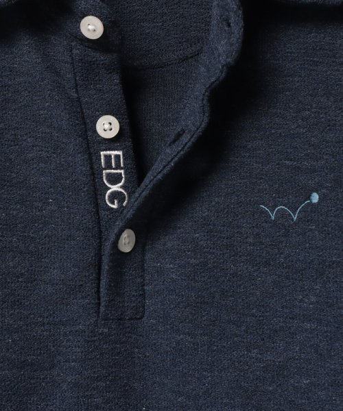 EDWIN(EDWIN)/#EDWIN GOLF          H/S PILE POLO NAVY/img04