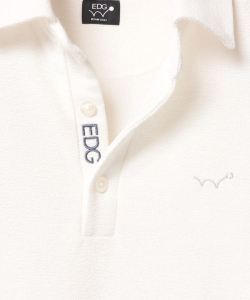 EDWIN(EDWIN)/#EDWIN GOLF          H/S PILE POLO WHITE/img04