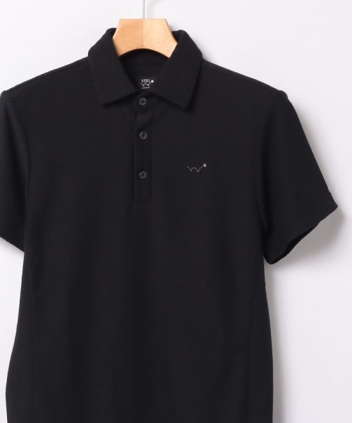 EDWIN(EDWIN)/#EDWIN GOLF          H/S PILE POLO BLACK/img02