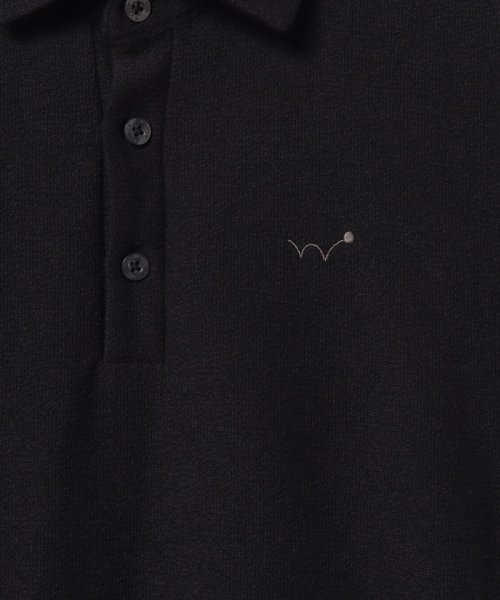 EDWIN(EDWIN)/#EDWIN GOLF          H/S PILE POLO BLACK/img05