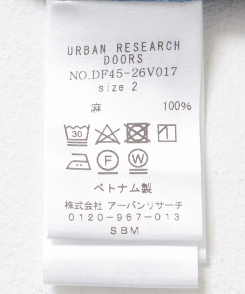 URBAN RESEARCH DOORS(アーバンリサーチドアーズ)/FORK&SPOON　フレンチリネンヨーク切替ギャザーワンピース/img52