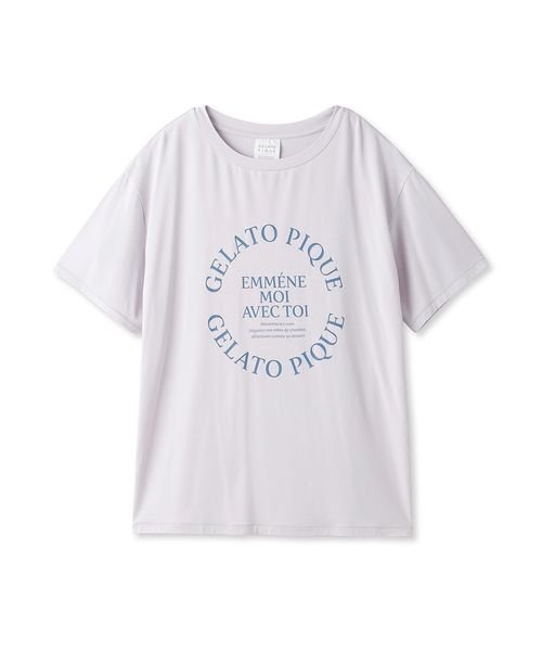 gelato pique(gelato pique)/トラベルレーヨンロゴTシャツ/img18