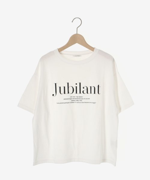 le.coeur blanc(ルクールブラン)/JubilantロゴTシャツ/img01