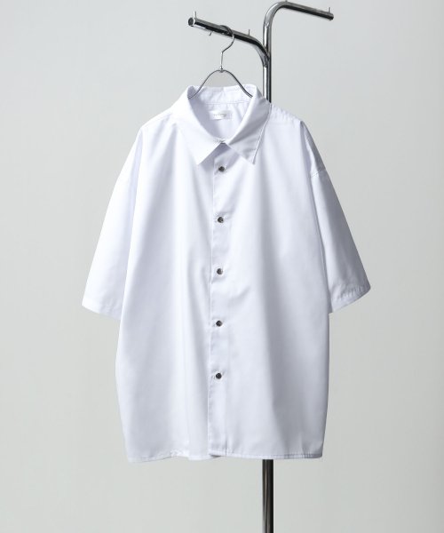 Nilway(ニルウェイ)/スナップボタン半袖レギュラーカラーシャツ/img08
