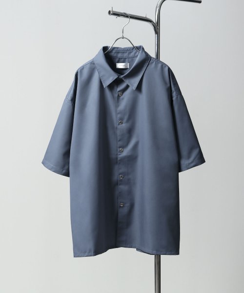 Nilway(ニルウェイ)/スナップボタン半袖レギュラーカラーシャツ/img09