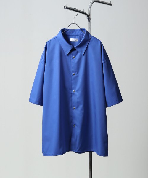 Nilway(ニルウェイ)/スナップボタン半袖レギュラーカラーシャツ/img10