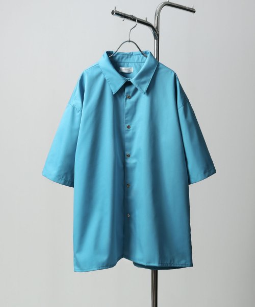 Nilway(ニルウェイ)/スナップボタン半袖レギュラーカラーシャツ/img11