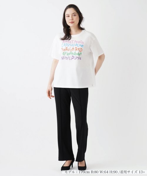 Leilian PLUS HOUSE(レリアンプラスハウス)/Ｔシャツ【Leilian WHITE LABEL】/img01