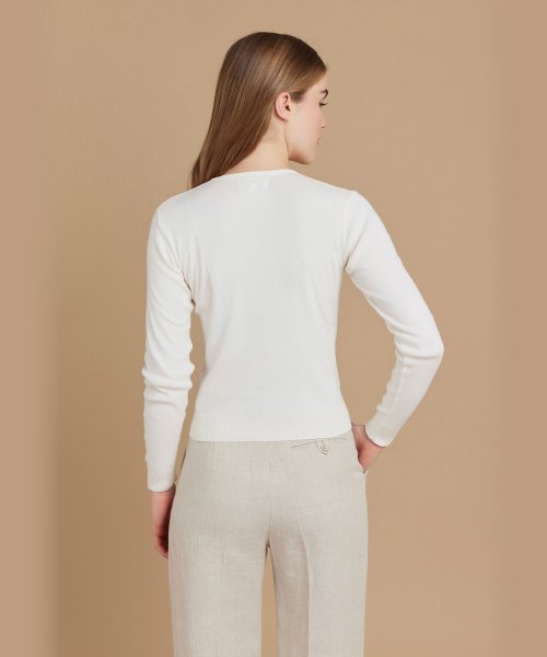 J155 CARDIGAN コットンニットカーディガン 