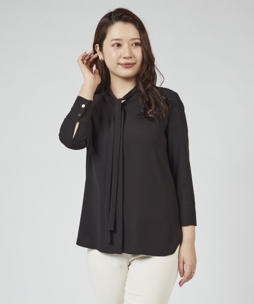 Theory(セオリー)/ブラウス PRIME GGT TIE BLOUSE/img01